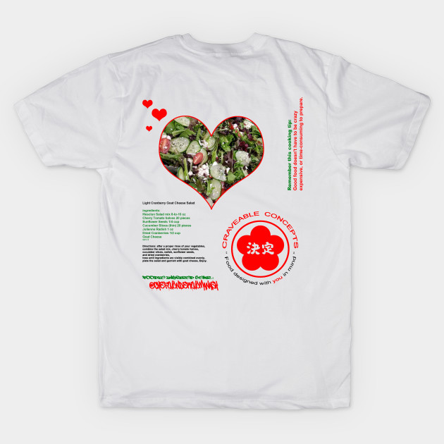 I LOVE TOSSING SALAD 2 CC T-SHIRT by CRAVEABLE CONCEPTS